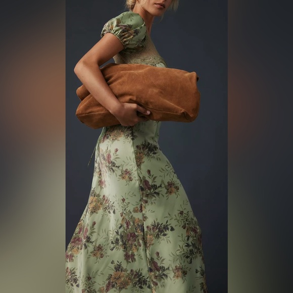 Kimchi Blue Floral Green Maxi Dress - Picture 4 of 5